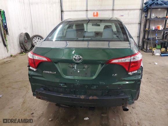 2016 Toyota Corolla L with VIN 2T1BURHEXGC597191, listed as a Copart auction lot 51335145 with 123,185 mi miles and Salvage Title. Bid and sale history available at carsss.com. Image 6.