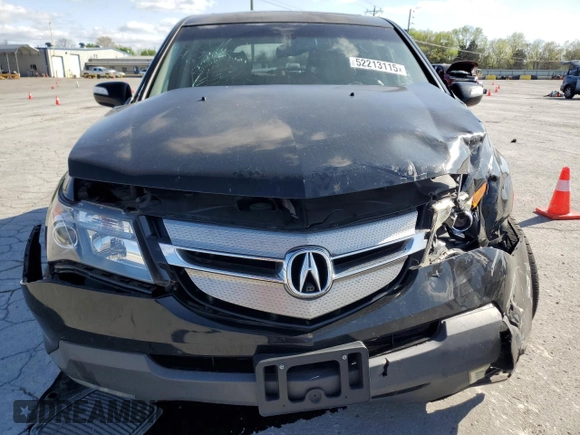 2008 Acura MDX with VIN 2HNYD282X8H538165, listed as a Copart auction lot 52213115 with 190,989 mi miles and Salvage Title. Bid and sale history available at DreamBid. Image 5.