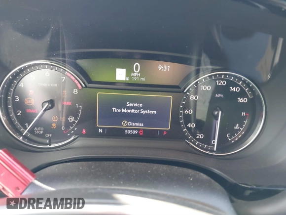 2020 Cadillac XT5 Premium Luxury FWD with VIN 1GYKNCRS5LZ236055, listed as a IAAI auction lot 41754608 with 50,509 mi miles. Bid and sale history available at carsss.com. Image 7.