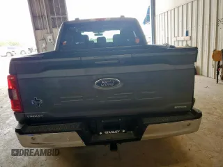 2021 Ford F-150 XL with VIN 1FTEW1CP1MFC04764, listed as a Copart auction lot 59572975 with 61,576 mi miles and Salvage title. Bid and sale history available at DreamBid. Image 6.