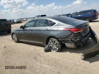 2018 Genesis G80 3.8L with VIN KMHGN4JE1JU216608, listed as a Copart auction lot 69066284 with 65,386 mi miles and Clean Title. Bid and sale history available at carsss.com. Image 2.