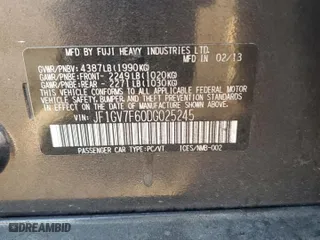 2013 Subaru Impreza Sedan WRX WRX with VIN JF1GV7F60DG025245, listed as a Copart auction lot 68897264 with 100,090 mi miles and Salvage Title. Bid and sale history available at carsss.com. Image 12.