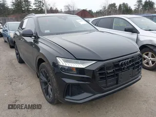 2019 Audi Q8 Prestige z VIN WA1FVAF11KD021639, wystawiony jako IAAI lot #41259931 z przebiegiem 67 106 mil mil oraz . Historia ofert i sprzedaży dostępna na DreamBid. Obrazek 1.