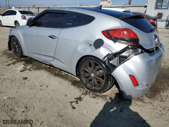 2013 Hyundai Veloster w/Black Int with VIN KMHTC6AD0DU088518, listed as a Copart auction lot 50732385 with 130,395 mi miles and Clean Title. Bid and sale history available at carsss.com. Image 2.