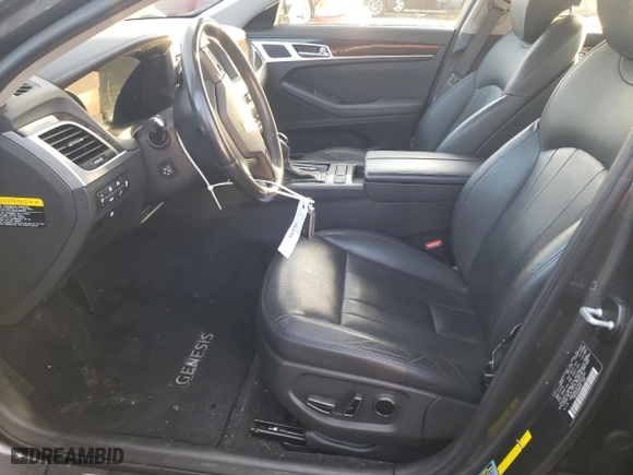 2017 Genesis G80 3.8L with VIN KMHGN4JE3HU203160, listed as a Copart auction lot 40464484 with 84,936 mi miles. Bid and sale history available at carsss.com. Image 7.