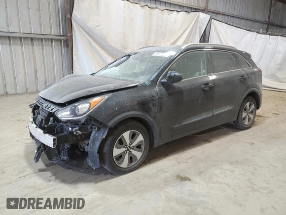 2019 Kia Niro LX with VIN KNDCB3LCXK5264427, listed as a Copart auction lot 61264753 with 57,803 mi miles and Non Repairable. Bid and sale history available at carsss.com. Image 1.