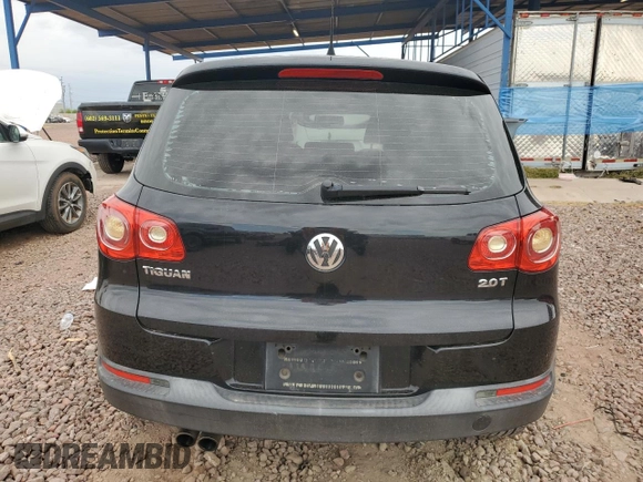 2011 Volkswagen Tiguan SEL with VIN WVGAV7AX9BW559813, listed as a Copart auction lot 55975815 with 160,795 mi miles and Salvage title. Bid and sale history available at DreamBid. Image 6.