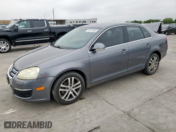 2006 Volkswagen Jetta 2.5L with VIN 3VWRF71K96M799116, listed as a Copart auction lot 54176185 with 181,449 mi miles and Salvage title. Bid and sale history available at DreamBid. Image 1.