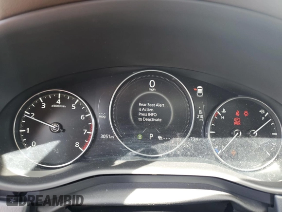 2025 Mazda CX-30 S Premium with VIN 3MVDMBDM3SM753468, listed as a Copart auction lot 55766585 with 3,051 mi miles and Salvage title. Bid and sale history available at DreamBid. Image 9.