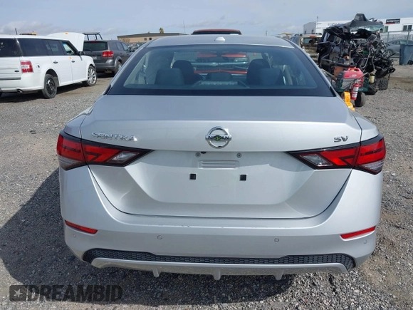 2023 Nissan Sentra SV with VIN 3N1AB8CV3PY262845, listed as a IAAI auction lot 41912074 with 34,291 mi miles. Bid and sale history available at carsss.com. Image 16.