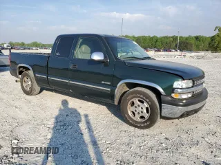 2001 Chevrolet Silverado 1500 with VIN 2GCEC19T411195493, listed as a Copart auction lot 53698965 with 430,118 mi miles and Salvage Title. Bid and sale history available at DreamBid. Image 4.