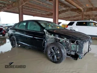 2022 Volkswagen Jetta SE with VIN 3VW7M7BU1NM016785, listed as a Copart auction lot 60608735 with 65,354 mi miles and Salvage title. Bid and sale history available at DreamBid. Image 4.