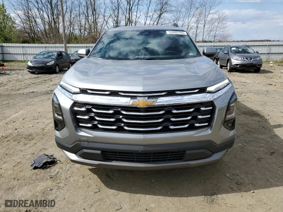 2025 Chevrolet Equinox FWD LT with VIN 3GNAXHEG1SL172698, listed as a Copart auction lot 53405765 with 18,212 mi miles and Clean Title. Bid and sale history available at carsss.com. Image 5.