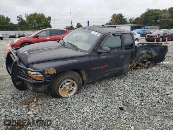 1998 Dodge Dakota SLT with VIN 1B7GL22YXWS651881, listed as a Copart auction lot 73191384 with 0 mi miles and Salvage Title. Bid and sale history available at carsss.com. Image 1.