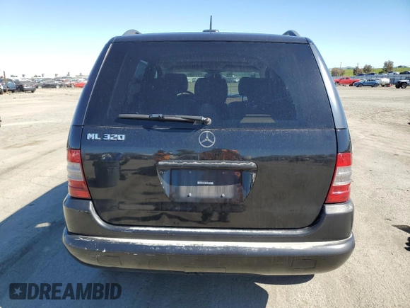 2001 Mercedes-Benz M 320/430/500 with VIN 4JGAB54E41A280868, listed as a Copart auction lot 47829955 with 111,475 mi miles and Salvage title. Bid and sale history available at DreamBid. Image 6.