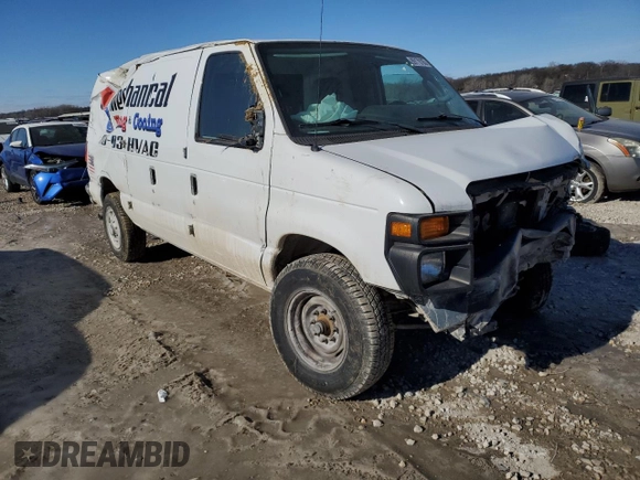 2013 Ford Econoline Cargo Commercial with VIN 1FTSE3EL9DDB11319, listed as a Copart auction lot 89179705 with Not Provided miles and Salvage Title. Bid and sale history available at carsss.com. Image 4.