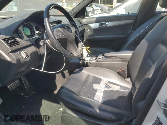 2008 Mercedes-Benz C 300 Sport with VIN WDDGF54X18R021664, listed as a Copart auction lot 56033475 with 297,036 mi miles and Salvage title. Bid and sale history available at DreamBid. Image 7.
