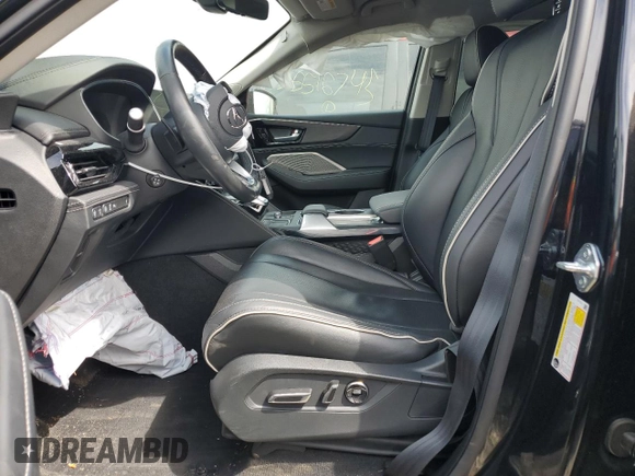 2023 Acura MDX Advance with VIN 5J8YE1H86PL031123, listed as a Copart auction lot 56765845 with 19,206 mi miles and Salvage title. Bid and sale history available at DreamBid. Image 7.