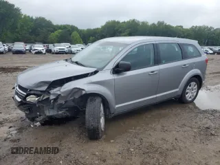 2015 Dodge Journey American Value z VIN 3C4PDCAB1FT573389, wystawiony jako Copart lot #56137555 z przebiegiem 132 505 mil mil oraz Szkoda całkowita • Salvage title. Historia ofert i sprzedaży dostępna na DreamBid. Obrazek 1.