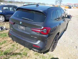 2022 BMW X3 sDrive30i with VIN 5UX43DP03N9L02180, listed as a IAAI auction lot 41879748 with 53,340 mi miles. Bid and sale history available at carsss.com. Image 4.