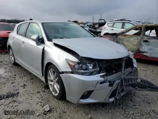 2015 Lexus CT 200h Hybrid with VIN JTHKD5BH6F2233485, listed as a Copart auction lot 37194323 with 55,969 mi miles. Bid and sale history available at carsss.com. Image 4.
