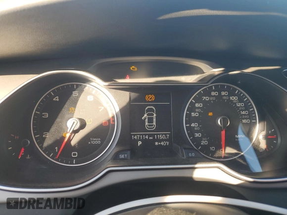 2013 Audi A4 Premium Plus with VIN WAUFFAFL6DN030352, listed as a Copart auction lot 88593945 with 147,114 mi miles and Salvage Title. Bid and sale history available at carsss.com. Image 9.