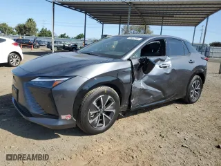 2023 Lexus RZ with VIN JTJAAAAB0PA004493, listed as a Copart auction lot 65047984 with 6,033 mi miles and Salvage Title. Bid and sale history available at carsss.com. Image 1.