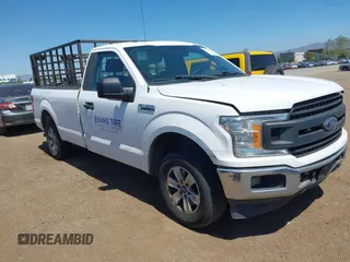 2018 Ford F-150 XL with VIN 1FTNF1CG9JKC41855, listed as a IAAI auction lot 41974456 with 330,339 mi miles and . Bid and sale history available at DreamBid. Image 1.