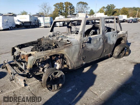 2018 Jeep Wrangler JK Unlimited Sport RHD with VIN 1C4BJWKG6JL897568, listed as a Copart auction lot 76299274 with 0 mi miles and Non Repairable. Bid and sale history available at carsss.com. Image 1.
