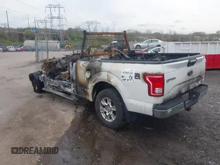 2015 Ford F-150 XLT with VIN 1FTFX1EF8FFA17031, listed as a IAAI auction lot 41965449 with 1 mi miles. Bid and sale history available at carsss.com. Image 3.
