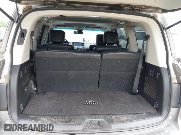 2013 Infiniti QX56 with VIN JN8AZ2NEXD9060450, listed as a IAAI auction lot 42388986 with 124,129 mi miles and . Bid and sale history available at DreamBid. Image 17.
