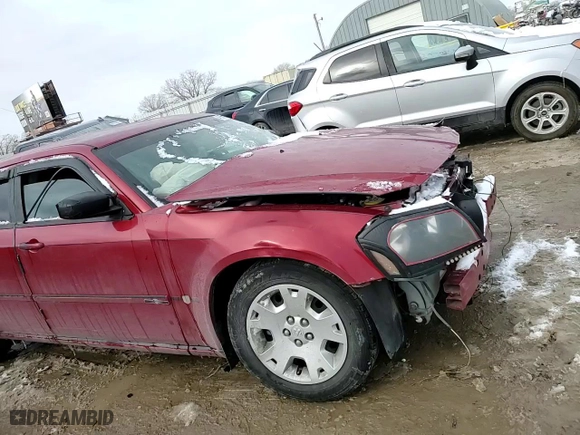 2007 Dodge Magnum with VIN 2D4FV47V47H713447, listed as a Copart auction lot 45280945 with 0 mi miles and Salvage Title. Bid and sale history available at carsss.com. Image 10.