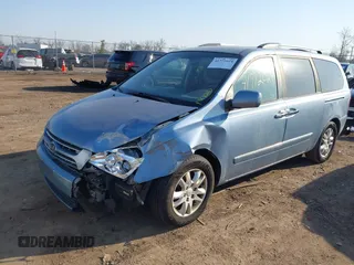 2010 Kia Sedona EX with VIN KNDMH4C38A6334878, listed as a IAAI auction lot 41772024 with 208,818 mi miles. Bid and sale history available at carsss.com. Image 18.