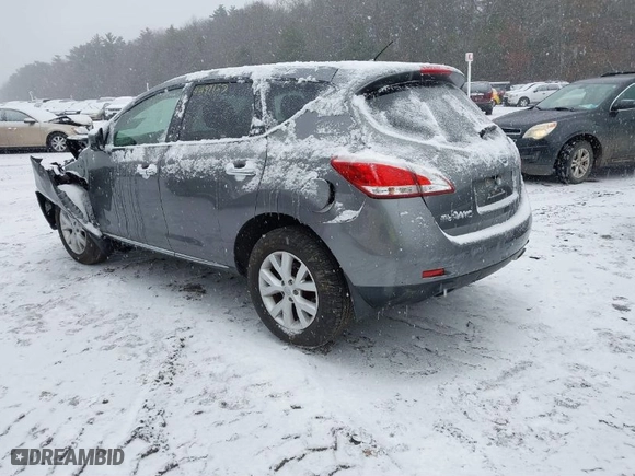 2013 Nissan Murano SL with VIN JN8AZ1MW6DW306030, listed as a IAAI auction lot 41848732 with 113,923 mi miles. Bid and sale history available at carsss.com. Image 3.