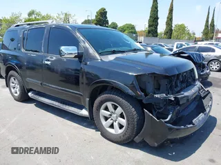 2010 Nissan Armada SE z VIN 5N1AA0ND5AN618301, wystawiony jako IAAI lot #42164422 z przebiegiem 171 463 mil mil oraz . Historia ofert i sprzedaży dostępna na DreamBid. Obrazek 1.