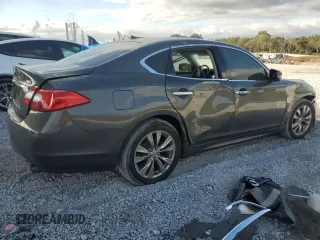 2013 Infiniti M37 with VIN JN1BY1AP6DM513757, listed as a Copart auction lot 79410424 with 0 mi miles and Salvage Title. Bid and sale history available at carsss.com. Image 3.
