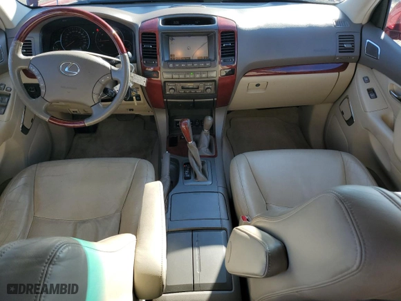 2008 Lexus GX 470 with VIN JTJBT20X480157161, listed as a Copart auction lot 47272855 with 257,482 mi miles and Clean Title. Bid and sale history available at carsss.com. Image 8.