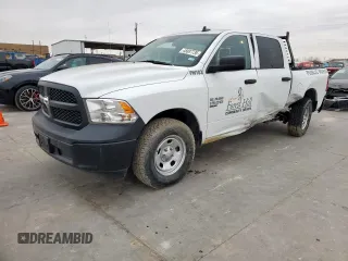 2022 Ram 1500 Tradesman z VIN 3C6RR7KG7NG375443, wystawiony jako Copart lot #45887735 z przebiegiem 2 301 mil mil oraz Szkoda całkowita • Salvage title. Historia ofert i sprzedaży dostępna na DreamBid. Obrazek 1.