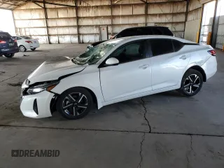 2024 Nissan Sentra SV with VIN 3N1AB8CV2RY314386, listed as a Copart auction lot 72411674 with Not provided miles and Salvage title. Bid and sale history available at DreamBid. Image 1.