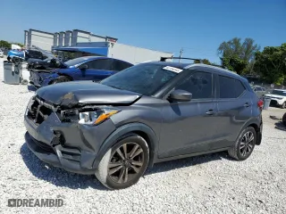 2019 Nissan Kicks S with VIN 3N1CP5CU4KL504953, listed as a Copart auction lot 48784045 with NaN miles and Salvage Title. Bid and sale history available at carsss.com. Image 1.