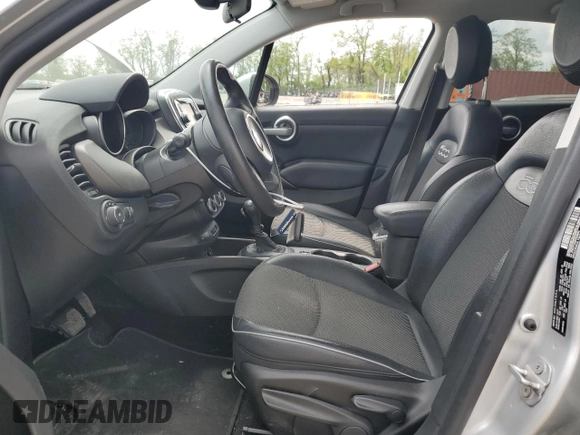 2017 FIAT 500X Trekking with VIN ZFBCFYCB3HP606695, listed as a Copart auction lot 54681115 with 59,346 mi miles and Salvage title. Bid and sale history available at DreamBid. Image 7.