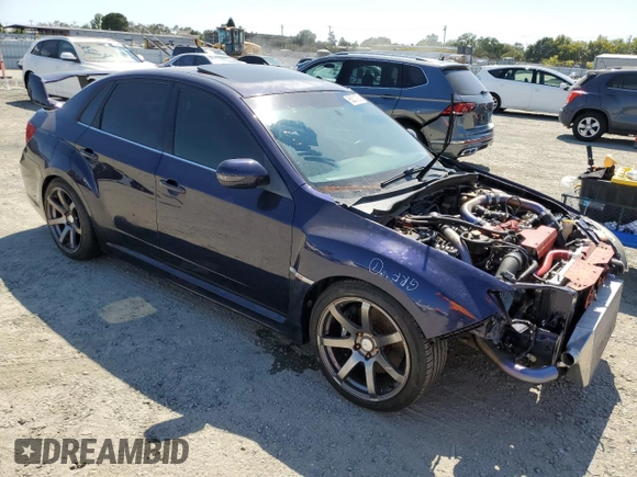 2011 Subaru WRX WRX STI with VIN JF1GV8J64BL524325, listed as a Copart auction lot 65001825 with 100,559 mi miles and Salvage title. Bid and sale history available at DreamBid. Image 4.