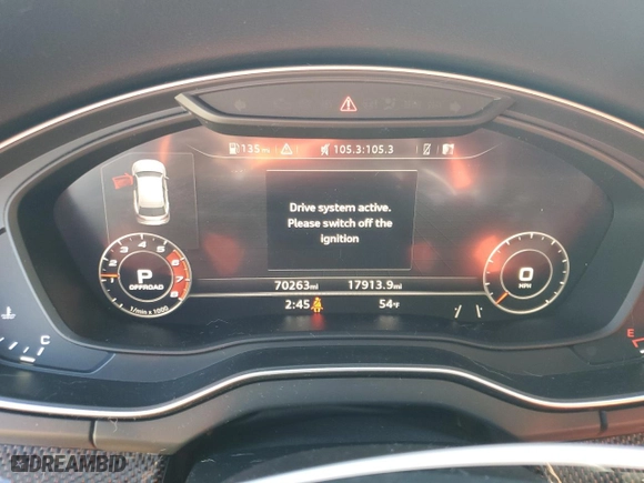 2019 Audi SQ5 Prestige with VIN WA1C4AFY2K2121473, listed as a Copart auction lot 88854105 with 70,263 mi miles and Salvage Title. Bid and sale history available at carsss.com. Image 9.