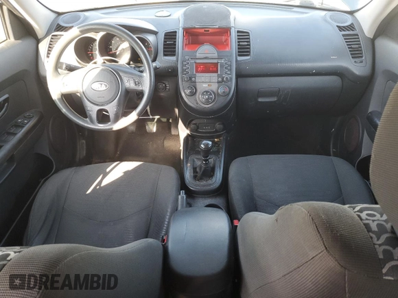 2010 Kia Soul + with VIN KNDJT2A28A7072404, listed as a Copart auction lot 54904955 with 262,964 mi miles and Salvage Title. Bid and sale history available at DreamBid. Image 8.
