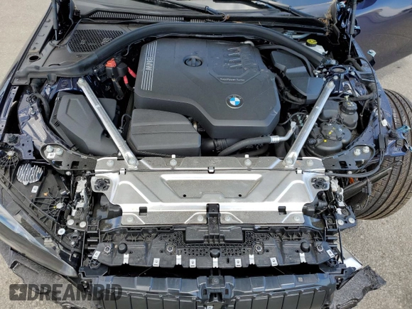 2024 BMW 4 Series 430i xDrive with VIN WBA43AT06RCP04562, listed as a Copart auction lot 57323704 with 737 mi miles and Salvage Title. Bid and sale history available at carsss.com. Image 11.