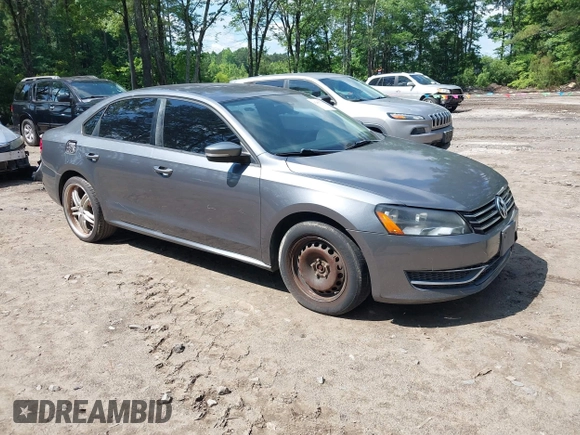 2014 Volkswagen Passat S with VIN 1VWAP7A37EC018693, listed as a IAAI auction lot 42463719 with 143,105 mi miles and . Bid and sale history available at DreamBid. Image 1.