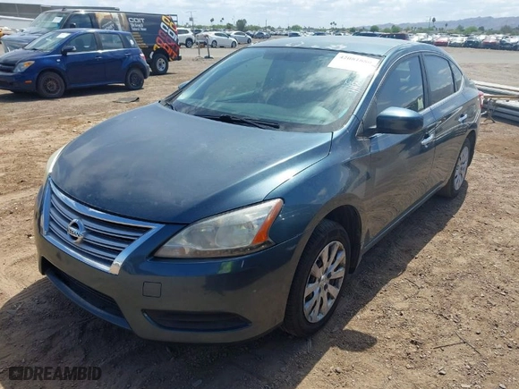 2015 Nissan Sentra S with VIN 3N1AB7AP1FY368501, listed as a IAAI auction lot 42081880 with 102,192 mi miles. Bid and sale history available at carsss.com. Image 2.