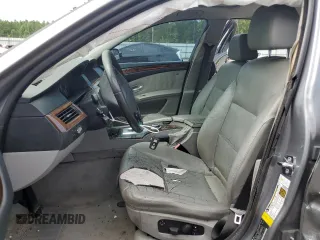 2008 BMW 5 Series 528i with VIN WBANU53528CT06591, listed as a Copart auction lot 64806784 with 208,345 mi miles and Salvage Title. Bid and sale history available at DreamBid. Image 7.