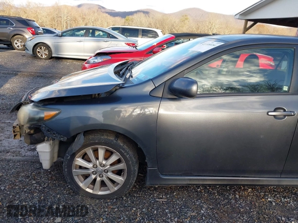 2009 Toyota Corolla with VIN 2T1BU40E99C118163, listed as a IAAI auction lot 41109184 with 194,960 mi miles. Bid and sale history available at carsss.com. Image 16.