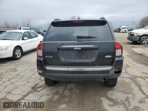 2016 Jeep Compass High Altitude Edition with VIN 1C4NJDEB8GD793474, listed as a Copart auction lot 50411085 with 73,640 mi miles and Salvage Title. Bid and sale history available at carsss.com. Image 6.